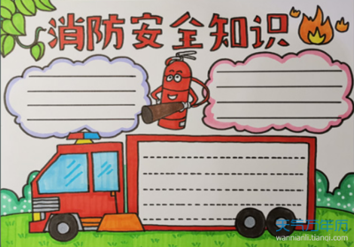 消防手抄報簡單