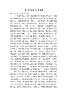 描寫(xiě)人的作文800